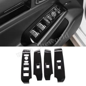 For Honda Civic 2022-2025 Door Window Switch Panel Frame Cover Trim Gloss Black - Picture 1 of 8