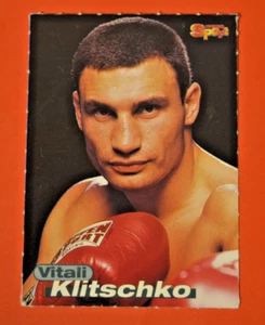 Tarjeta deportiva alemana Bravo Sport Sammelkarte 1999 - Boxen Vitali Klitschko Ucrania - Imagen 1 de 2