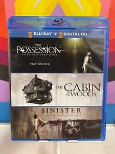 Possession/Cabin in the Woods/Sinister (Blu-ray/digital 3-Disc) Horror Triple - Picture 1 of 2