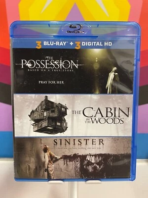 Possession/Cabin in the Woods/Sinister (Blu-ray/digital 3-Disc) Horror Triple - Image 1 of 2