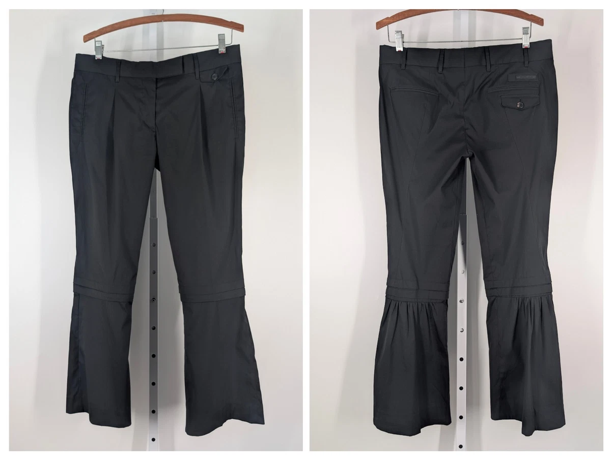 パンツ PRADA press flare trousers 42 パンツ PRADA press flare trousers 42 PRADA | Logo Flared Trousers