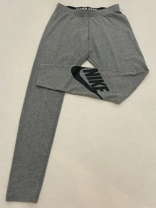 Nike Leg A See Logo Yoga Tobillo Leggings Gris Elástico AT5446-091 Mujer Mediano  - Imagen 1 de 10