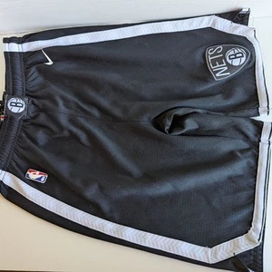 NBA Youth Brooklyn Nets Nike Black Swingman Icon Performance Shorts sz L 14/16 - Picture 1 of 6