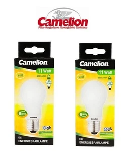 2 x Bombilla Bajo Consumo Globo - CG62 - 11W - E27 - 600lm - 4000K - Imagen 1 de 2