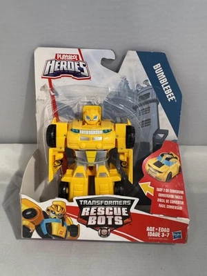 Transformers Rescue Bots PLAYSKOOL BUMBLEBEE Clásico Héroes Figura Tarjeta Sin Pegar Foto 1 de 4