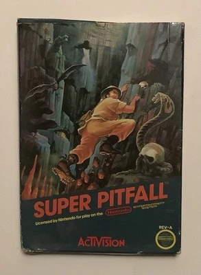 SUPER PITFALL Nintendo NES Activision COMPLETO EN CAJA Manual CIB Auténtico 1987 Foto 1 de 4
