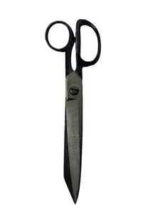 Vintage WISS No 38 1/2 Inlaid Steel Forged  Tailor's Shears Scissors  Used Good. - Picture 1 of 5