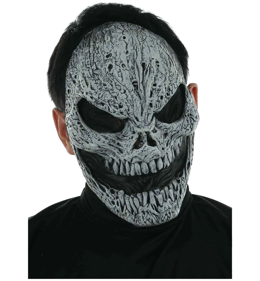 Soul Stealer Spirit Horror Ghost Haunted Spooky Halloween Mens Costume 1/2 Mask - Image 1 of 1