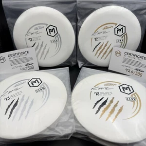 5x Claw Gold & Silver Paul McBeth St. Jude Ledgestone Discraft Disc Set COAs - Picture 1 of 3
