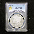 1893-S Morgan Silver Dollar $1 Coin - Certified PCGS VF Detail - Rare Key Date!