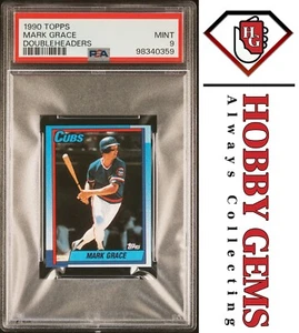 Doble cabezal Mark Grace PSA 9 1990 Topps - Imagen 1 de 2