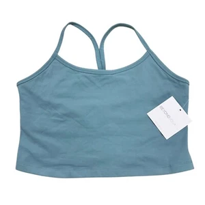 Beyond Yoga Women Size XL Blue Racerback Cropped Tank NWT - Picture 1 of 9