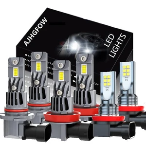 Combo de 6 faros LED + faros antiniebla para Honda Accord Crosstour 2010-2011 - Imagen 1 de 14