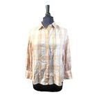 J. Crew Gathered Button-Up Shirt In Featherweight Flannel Size S