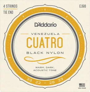 D'Addario EJ98 Cuatro-Venezuela Strings - Picture 1 of 1