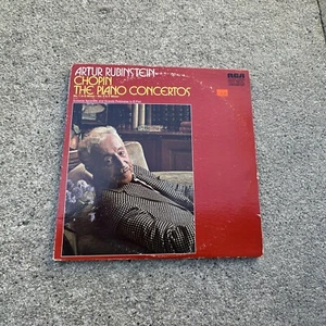 ARTHUR RUBINSTEIN / CHOPIN - THE PIANO CONCERTOS 2 VINYL RECORD SET / 2LP'S - Picture 1 of 4