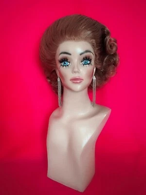 50s GRACE KELLY WIG! Lace Front Costume Drag Queen Retro Honey Blonde ALL COLORS - Image 1 of 4