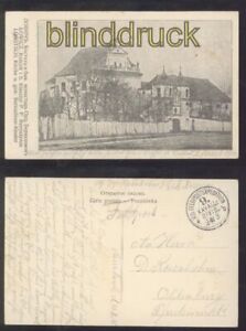 Polen Lowitsch Lowicz sw-AK Kirche und gew. Bernadinen-Kloster Feldpost 1915 (a2