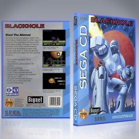 Sega CD Custom Case - NO GAME - Blackhole Assault