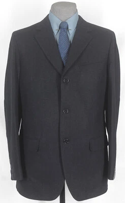 BEAUTIMUS_NWT GIANLUCA BY ISAIA WOOL-CASHMERE_BLACK-SAPHIRE_SPORT COAT 42R 12310 - Image 1 of 4