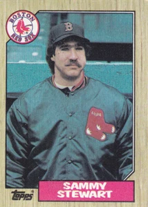 1987 TOPPS..SAMMY STEWART..CARD # 204..RED SOX..FREE COMBINED SHIPPING - Bild 1 von 1