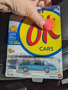 Chevrolet Monte Carlo 1978 Johnny Lightning OK autos usados azul claro - Imagen 1 de 6