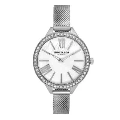 Kenneth Cole New York Ladies 40mm Mother of Pearl Quartz Watch - KC51059001 NEW - Image 1 of 4