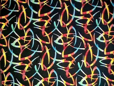 TELA POR YARDA - LUCES VOLADORAS BRILLANTES - NUEVO - GRAN CALIDAD (2 YARDAS) Foto 1 de 2