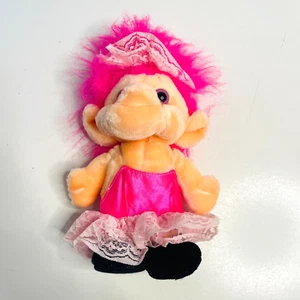 Trolio Trolls Plush 10" Pink Ballerina Princess Chosun Vintage 1992 Rare - Picture 1 of 5