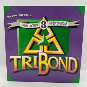 Tribond Trivia 1995 Familien Brettspiel - FEHLENDES BLAUES SPIELERSTÜCK - Bild 1 von 9