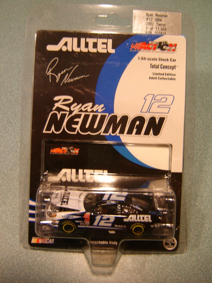  Ryan Newman 2002 ROOKIE #12 Alltel Ford Taurus H/O TOTAL CONCEPT 1/64 Action - Image 1 of 1