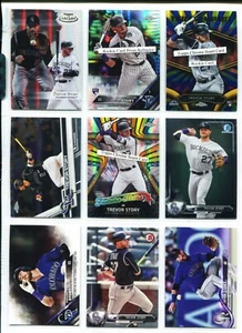 2016-18 Trevor Story Rookie Card Lot 9 Diff, Colorado Rockies - Bild 1 von 2