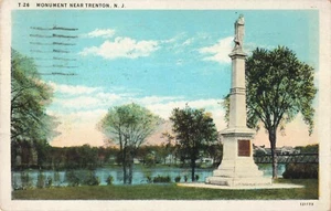 Trenton NJ Nueva Jersey, Monumento a George Washington, Postal de Colección - Imagen 1 de 2