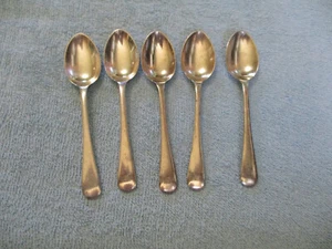 5 EPNS A1 T. E. Osborne CO. LTD Sheffield England Demitasse Spoons 4 1/2" - Picture 1 of 10