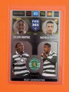 Martins / Pereira Multiple Sporting Portogallo 17-18 Panini Adrenalyn XL Fifa 365 - Foto 1 di 2