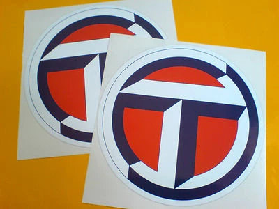 DECALHEADS Calcomanías pegatinas con logotipo TALBOT T clásico carreras rally automovilismo 2 apagados 150 mm