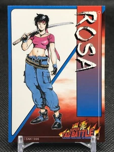 ROSA SUPER TAG BATTLE SNK Trading Cards Gamest JAPAN 1996 Rare  CCG - Picture 1 of 12