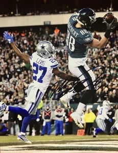 Dallas GOEDERT Signed 8x10 Photo! Philadelphia EAGLES TIGHT END! All Star! W/COA - Picture 1 of 2
