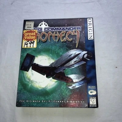 Vintage 90s Wing Commander: Prophecy (PC, 1997) Big Box Origin! Excellent Cond.! - Image 1 of 4