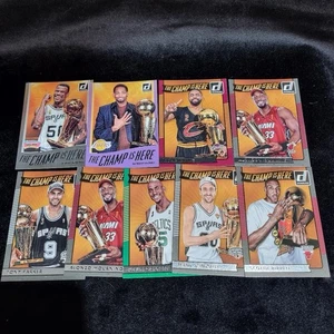 2016-2018 NBA Donruss The Champ Is Here Trophy Card Bundle X 9 - Picture 1 of 2