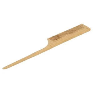 Bamboo Beard Comb Professional Home Hair Salon Mellow Teeth Hair Detangling HR6 - Picture 1 of 24
