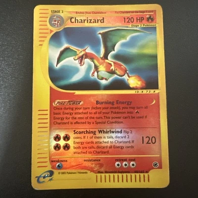 Rare Reverse Holo Charizard Pokemon Card Expedition 40/165 - Image 1 of 3