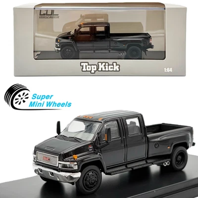 GOC 1:64 GMC Topkick C4500 Pickup Black - Diecast Model - Image 1 of 4