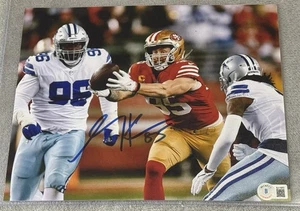 GEORGE KITTLE SIGNED AUTOGRAPHED 8x10 PHOTO SAN FRANCISCO 49ERS BECKETT BAS COA - Picture 1 of 2