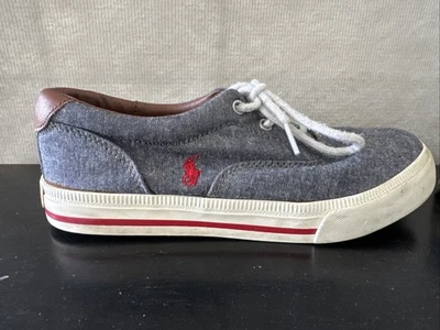 Zapatos mocasines de barco Ralph Lauren para niños, talla 2,5 Foto 1 de 4
