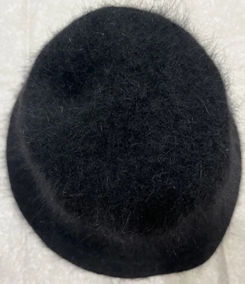 Sombrero de cubo negro mezcla de angora sin marca talla única para mujer Foto 1 de 4