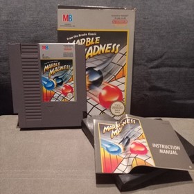 Marble Madness Nintendo NES Complete (PAL) Arcade Isometric Maze  Game MV-UKV