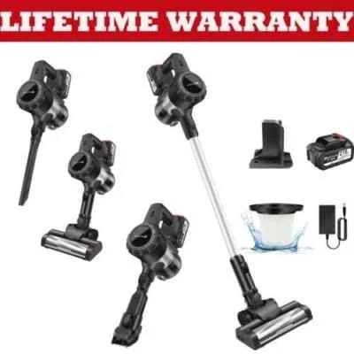 6000W 6 in 1 Upright Stick Power Vacuum Cleaner Cordless Bagless Handheld Hoover - Image 1 of 4