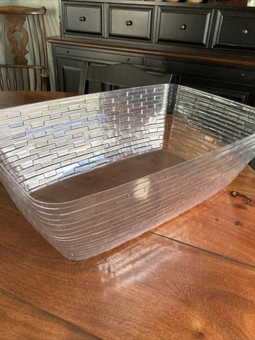 Longaberger Yuletide Treasure Harvest Basket Insert Plastic Protector Cover