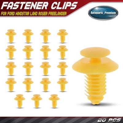 20 piezas clips de retención de panel de moldura de puerta de nailon de 9,5 mm para Ford Windstar Land Rover Foto 1 de 4